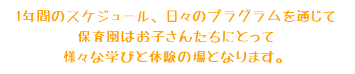 スケジュール　説明